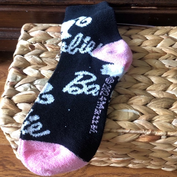 Barbie: Barbie head fuzzy socks - Picture 2 of 2